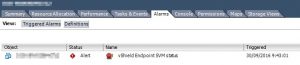 vCenter vShield Alarm