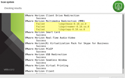 Horizon Client Installer Failed