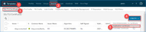 Initiate a Let's Encrypt certificate request