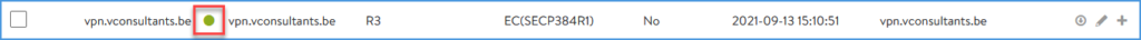 The Let's Encrypt certificate request from the NSX Advanced Load Balancer succeeded.