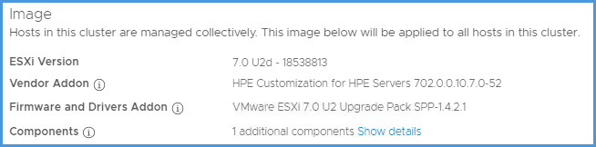 vLCM fails to upgrade a firmware component